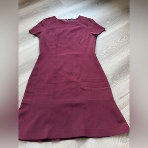 Theory Mulberry Jatinn Midi Shift Dress size 8